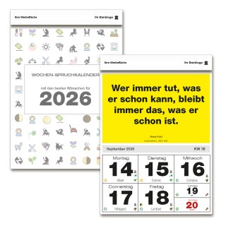 Wochenspruchkalender 2026